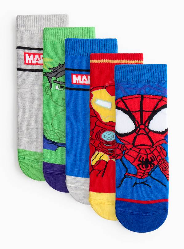 Spider-Man Ankle Socks 5 Pack 9-12